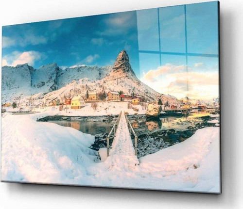 Doğa Manzara Cam Tablo 4 mm Dayanıklı Temperli Cam