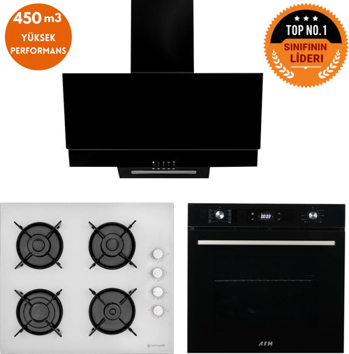 ve AFM TECH Markalı / Forza Dijital Turbolu  Ankastre Set (12 226 + FM7700 + FM3250)