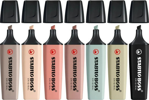 Boss Original Nature Colors 7'li İşaretleme Kalemi Set