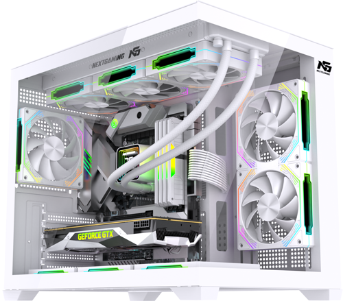 Orion Cube XL 6x ARGB Fan Kumanda ve Kontrolcü M-ATX Boş Bilgisayar Kasası Beyaz