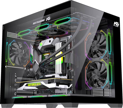 Orion Cube XL 6x ARGB Fan Kumanda ve Kontrolcü M-ATX Boş Bilgisayar Kasası Siyah
