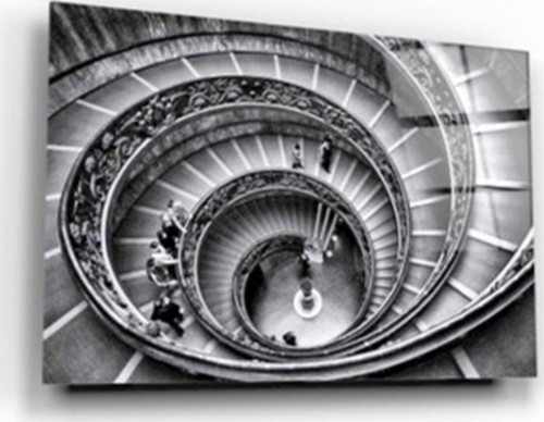 Spiral Merdivenler Cam Tablo