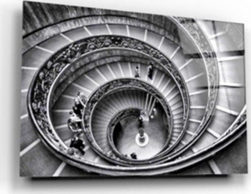 Spiral Merdivenler Cam Tablo