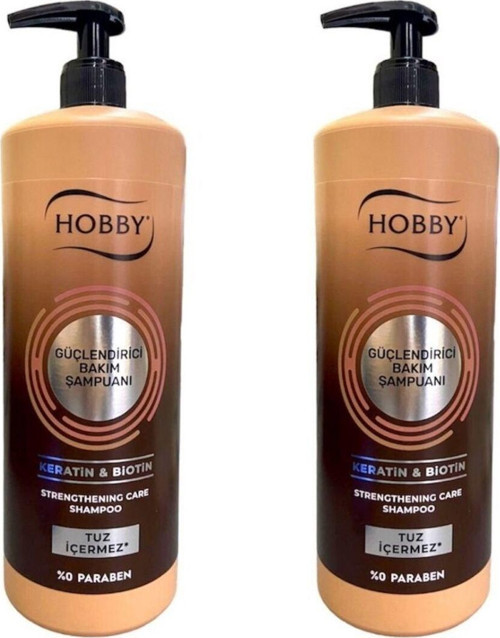 Keratin & Biotin Tuzsuz Şampuan 1000 ML X 2 Adet