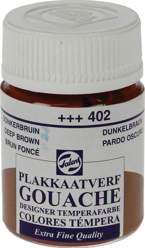 Gouache Jar 16ml Guaj Boya Deep Brown / 402
