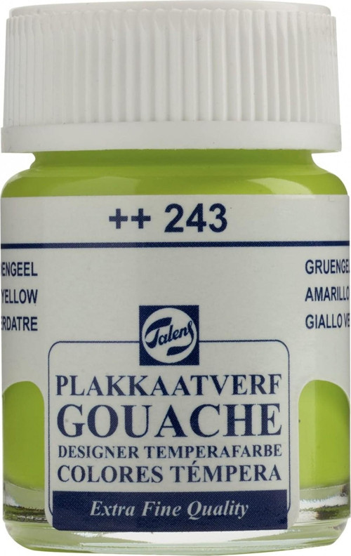Gouache Jar 16ml Guaj Boya Greenish Yellow / 243