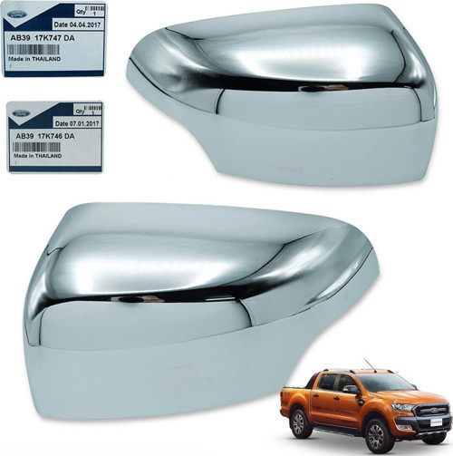 Ford Ranger Dış Ayna Kapağı Nikelaj Sağ 2012- (Oem No: Ab3917K746Da)