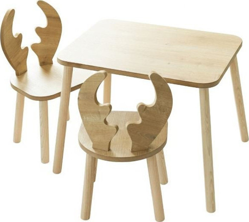 Deer Çocuk Masası ve 2 Sandalye