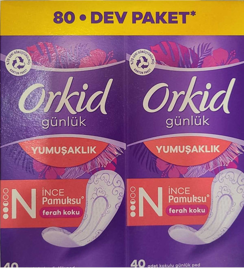 Ferah Koku Ince Pamuksu Günlük Ped Dev Ekonomi Paketi 80 Ped