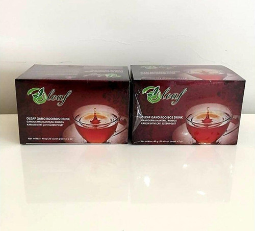 Ganoderma Mantarlı Rooibos Karışık Bitki Çayı Süzen Poşet 2'li Paket