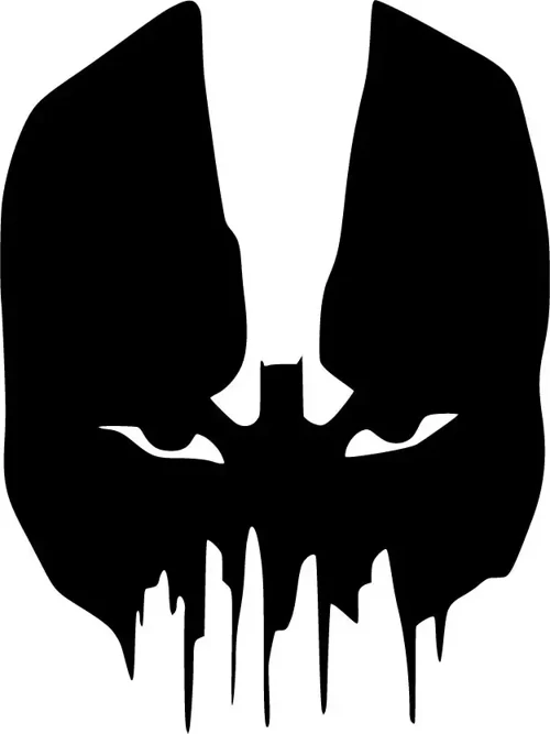 Batman Kurukafa - Araç, Oto, Laptop, Duvar Uyumlu Sticker 25*32 Cm