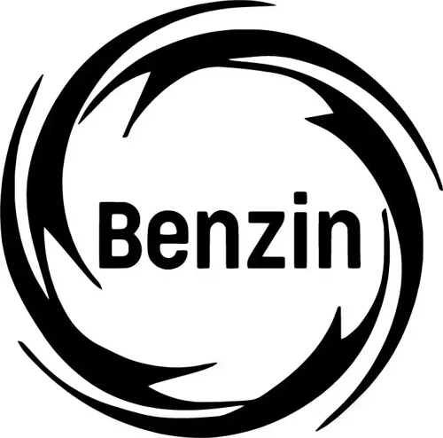 Benzin Depo Kapağı Tribal - Araç, Oto, Laptop, Duvar Uyumlu Sticker 30*30 Cm