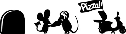 Fare Deliği -2 - Araç, Oto, Laptop, Duvar Uyumlu Sticker 15*3 Cm