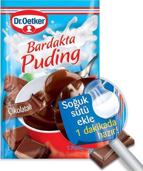 Bardakta Puding Çikolatalı 12 Adet