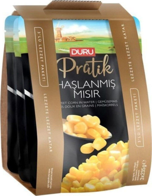 3'lü Pratik Mısır Paketi 235Gx3