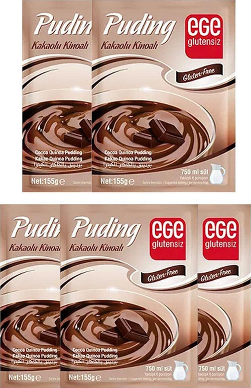 Kakaolu Kinoalı Puding 155 gr. x 5