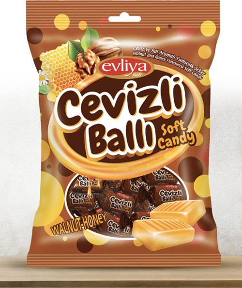 Ceviz Ve Bal Aromalı Yumuşak Şeker 350 Gr.
