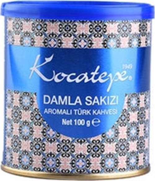 Türk Kahvesi Damlasakızı Aromalı 100 gr. Teneke