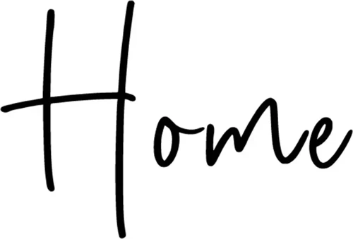 Home - Araç, Oto, Laptop, Duvar Uyumlu Sticker 40*28 Cm
