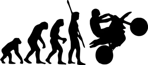 Homo Sapien Motor - Araç, Oto, Laptop, Duvar Uyumlu Sticker 10*4 Cm
