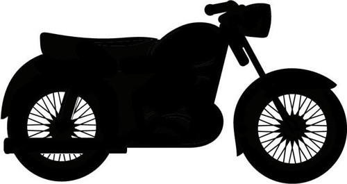 Klasik Motosikletler Tip 5 20x10 Cm