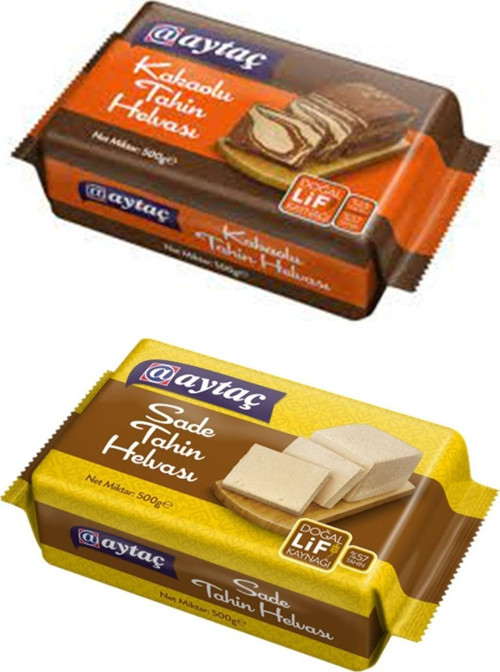 Ikili Helva ( 500 G. Sade + 500 G. Kakaolu )