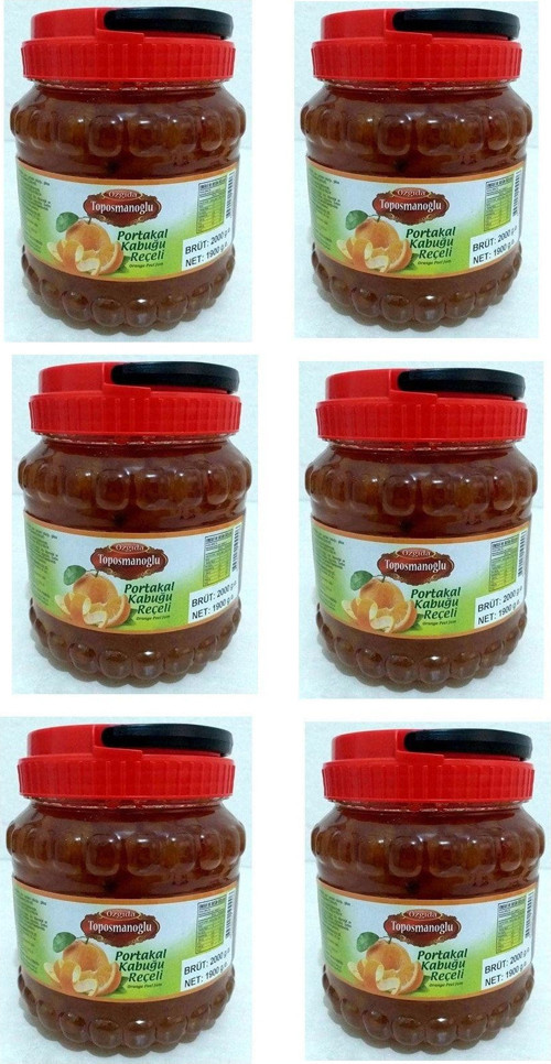 Portakal Kabuğu Reçeli 6 x 1 Kg.