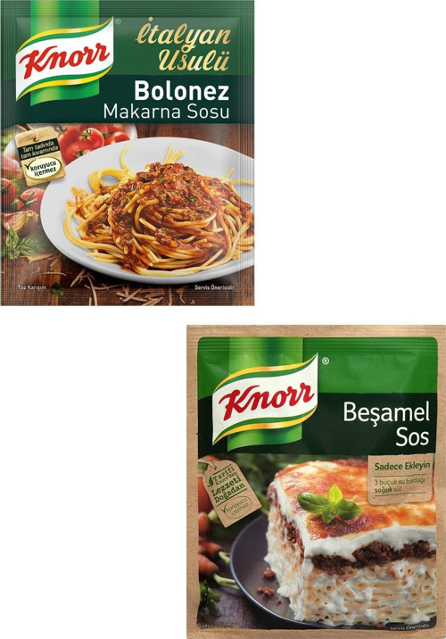 Beşamel Sos + Bolonez Sos