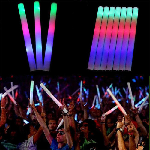 Led Işıklı Rengarenk Sünger Parti Çubuğu (46 cm)
