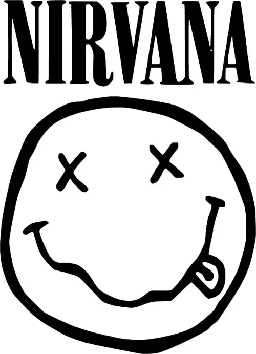 Nirvana - Araç, Oto, Laptop, Duvar Uyumlu Sticker 10*14 Cm