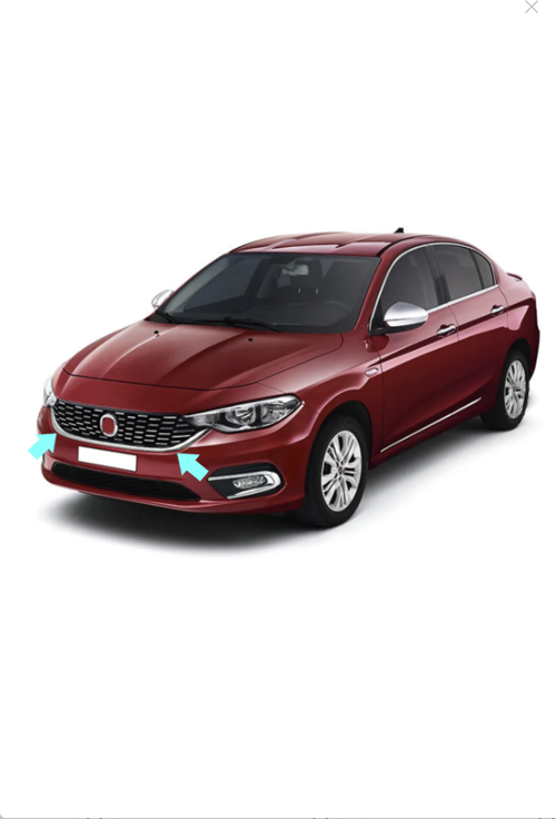 Ön Panjur U Çıtası Krom Extra Kalite Egea Sedan 2020 > Modeller İçin Uyumlu