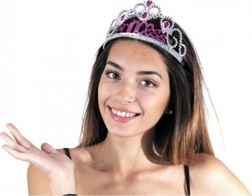 Princess Parti Tacı (60 cm) - Gümüş Renk