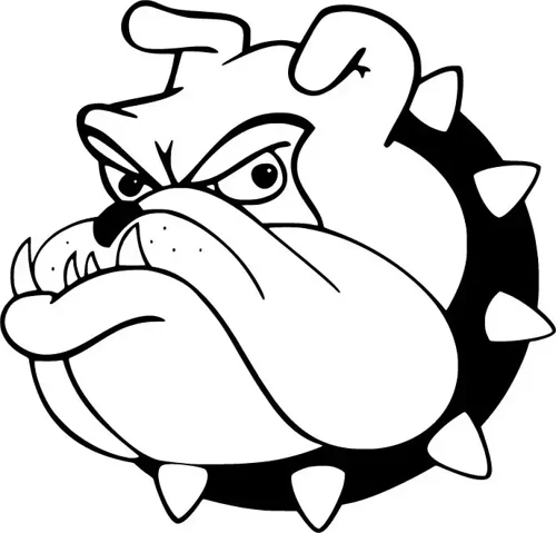Sinirli Bulldog - Araç, Oto, Laptop, Duvar Uyumlu Sticker 10*10 Cm