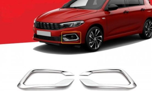 Sis Far Çerçevesi Krom Aksesuar 2 Parça Egea 2 Station Wagon 2020 > Modeller İçin Uyumlu