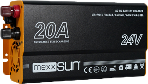 Akü Şarj Cihazı AC-DC 24V - 20A Tüm Akülerle Uyumlu (2 Yıl Garanti)