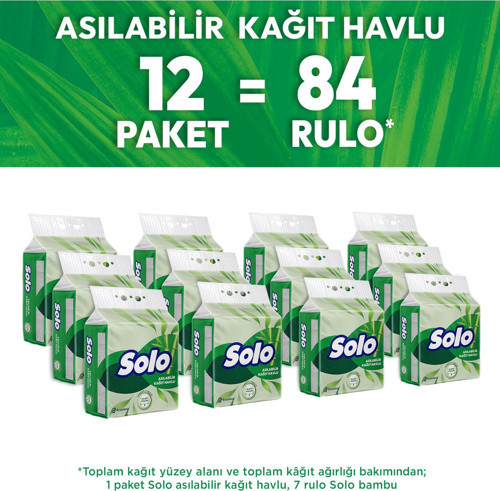Asılabilir Kağıt Havlu 1=7 12'li