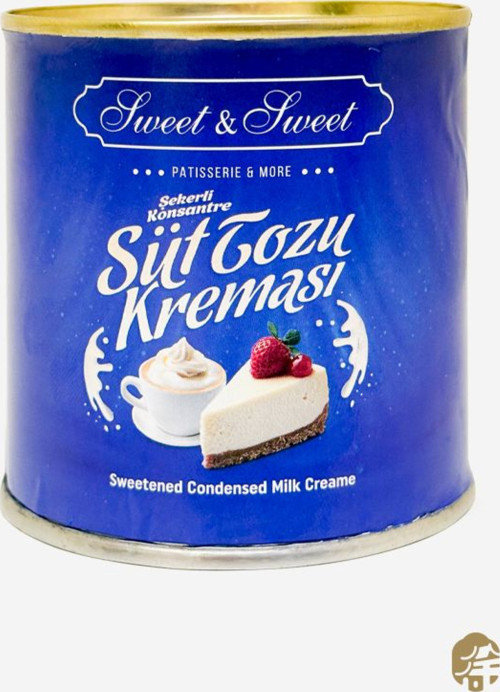 Sweet&Sweet Sweetened Condensed Milk Yoğunlaştırılmış Şekerli Süt Tozu Kreması 370 G.