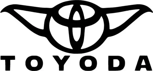 Toyoda Amblem - Araç, Oto, Laptop, Duvar Uyumlu Sticker 10*5 Cm