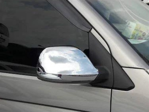 Volkswagen T5 TRANSPORTER VAN Ayna Kapağı 2 Parça ABS Krom 2010 >