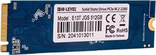 HI-LEVEL HLV-M2PCIeSSD2280/512G M.2 512GB (3300/3100MBs) PCIe + NVMe NVMe SSD Disk