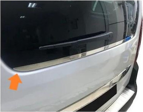 Peugeot Tepee MINI VAN Bagaj Camı Alt Çıtası Paslanmaz Çelik 2008 > 2018