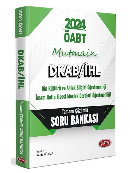 2024 ÖABT Din Kültürü ve Ahlak Bilgisi Öğretmenliği Mutmain Soru Bankası Çözümlü