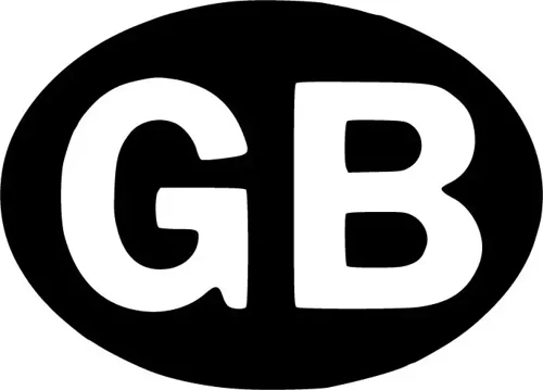 GB - Araç, Oto, Laptop, Duvar Uyumlu Sticker 40*28 Cm