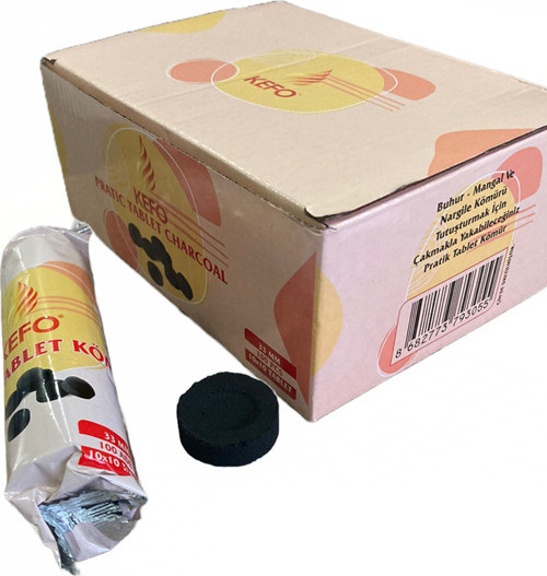 Pratik Ring Çakmakla Yanan Kömür 100 Lü