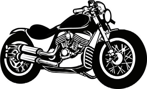 Klasik Motosikletler Tip 7 20x12 Cm
