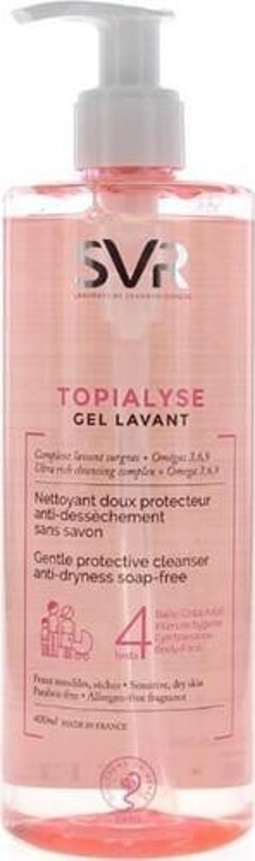 Topialyse Gel Lavant 400 ml Hassas Cilt Yüz Temizleme Jeli