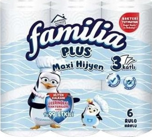 Kağıt Havlu 6'lı Plus Maxi Hijyen (6'lı)