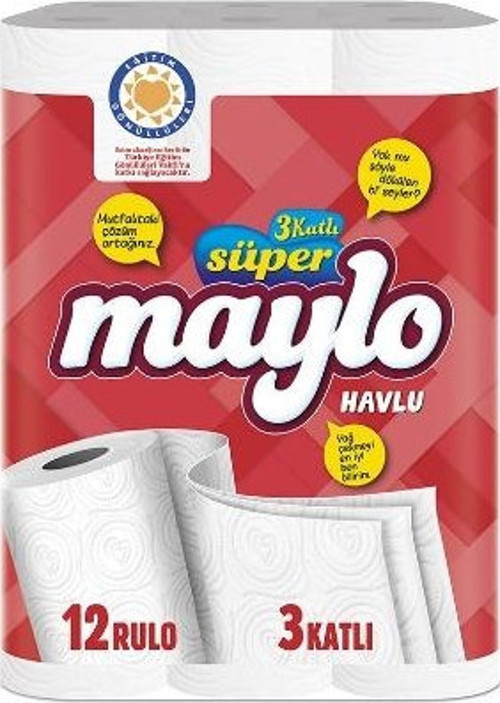 Kağıt Havlu 12'li 3 Katlı (6'lı)