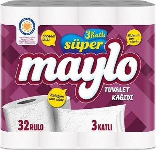 Tuvalet Kağıdı 3 Katlı 32 'li 3 Katlı (24'lü)