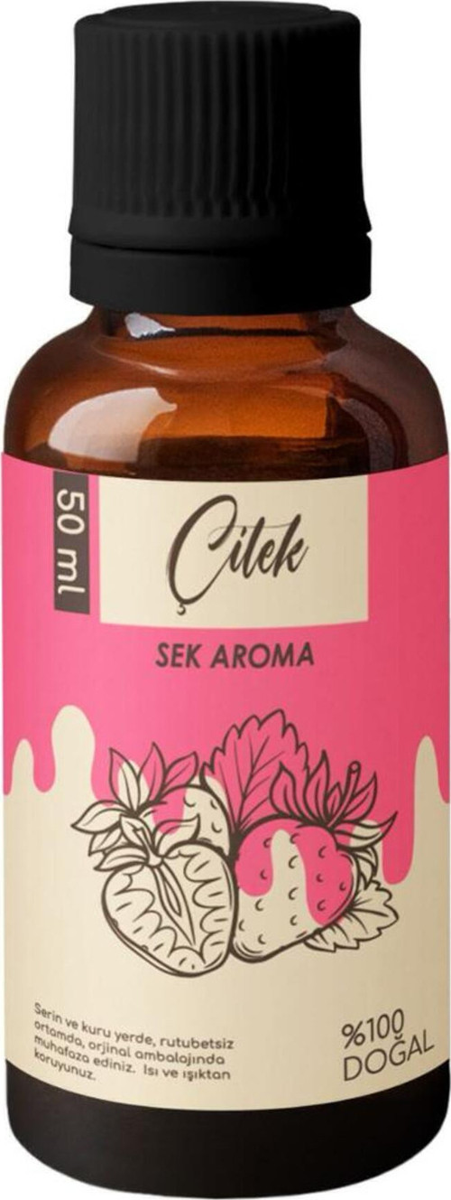 Hazır Karışım Çilek Kiti - Hazır Karışım Çilek Aroması 50 Ml (5 Litreye Uyumlu)